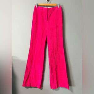 NWT Jucca Corduroy Pink Flared Trousers. Size X-Small.